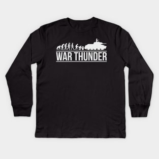 War Thunder Tank evolution T-34 Kids Long Sleeve T-Shirt